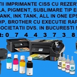 Asiguram reparatii imprimante cu rezervoare ink si cu livrare flacoane